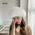 thumbnail image 1 of Russian Hat Faux Fur Hat for Women Winter Fluffy Cold Weather Cap Warm Outdoor Hat, 1 of 6