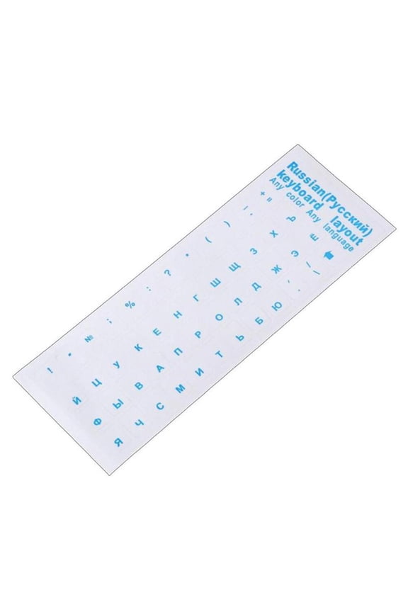 Russian Keyboard Sticker Layout For Notebook Keyboard Key Stick Russian PC> E8X7