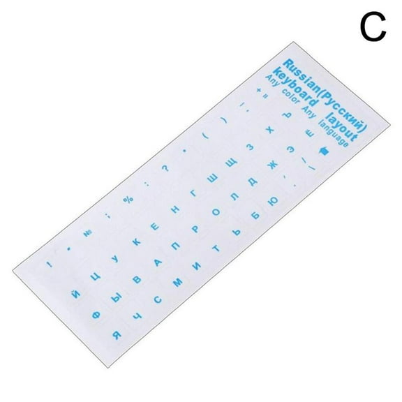 Russian Keyboard Sticker Layout For Notebook Keyboard Stick PC> Key Russian S2Q3