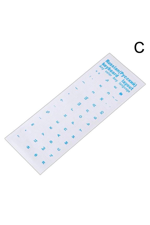 Russian Keyboard Sticker Layout For Notebook Keyboard Stick PC> Key Russian S2Q3