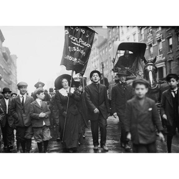 Russian Labor Association Marchers At The May Day Parade In New York City In 1909. History (24 x 18)