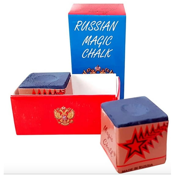 Magic Clean Products Russian Magic Blue Billiard Cue Chalk (2 Count)