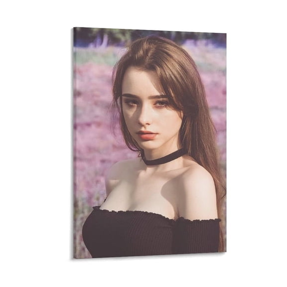 Russian Model Psoter Dasha Taran Poster Canvas Painting for Living Room Bedroom Decor