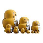 Russian Nesting Dolls 10Pieces Handcraft Matryoshka Classical Collectible Figurines Dolls Child Stacking Toy