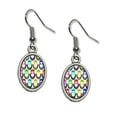 thumbnail image 1 of Russian Nesting Dolls On White Dangling Drop Oval Earrings, 1 of 1