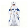 thumbnail image 1 of Russian New Year Snow Maiden Christmas Figurine with Exquisite Embroidery for Indoor Decoration in Homes, Kindergartens, and Malls, 1 of 9