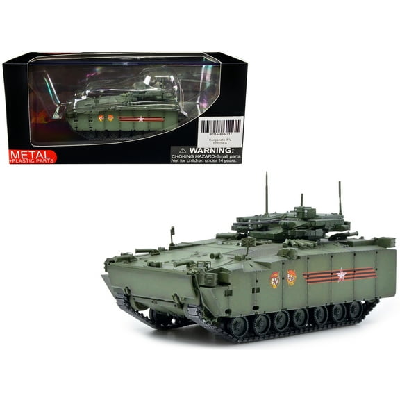 Russian (Object 695) Kurganets-25 w/Four Kornet-EM Guided Missiles - Moscow Victory Day Parade 1/72 Diecast Model by Panzerkampf