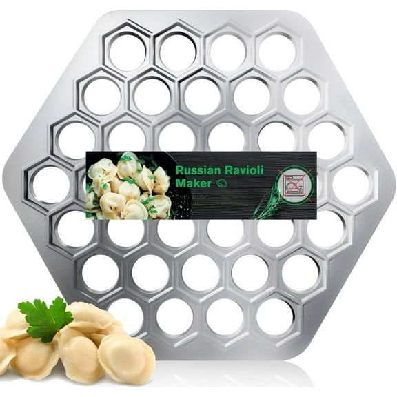 Russian Ravioli Maker Dumplings Mold Pelmeni Metal Mold Siberian Pelmeni Meat Dumpling Maker Machine Ravioli Cutter 1302439