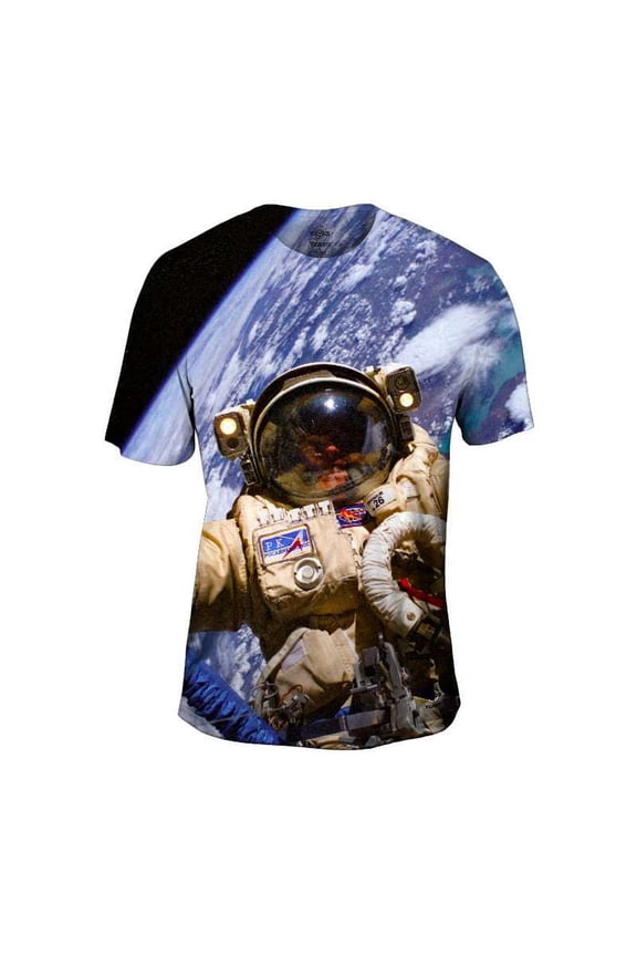 Russian Space Walk Mens T-Shirt All Over Print
