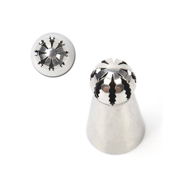 Russian Sphere Nozzle Piping Tip Stainless Steel by Chef Collection 1, 470