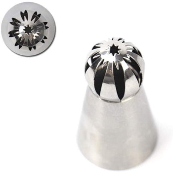 Russian Sphere Nozzle Piping Tip Stainless Steel by Chef Collection 1, 477