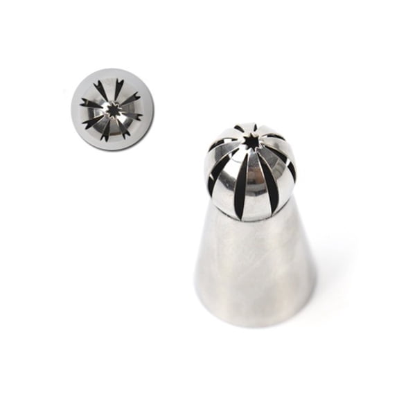 Russian Sphere Nozzle Piping Tip Stainless Steel by Chef Collection 1, 482
