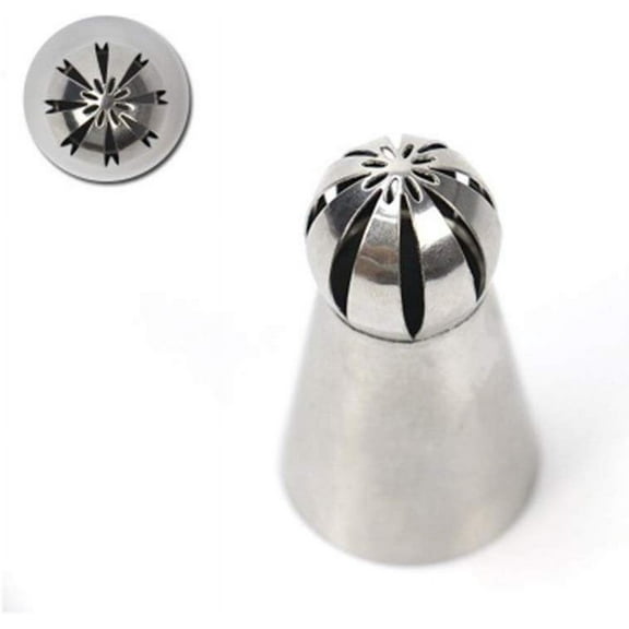 Russian Sphere Nozzle Piping Tip Stainless Steel by Chef Collection 1, 487