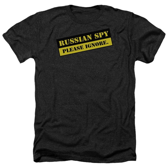 - Russian Spy - Heather Short Sleeve Shirt - XX-Large