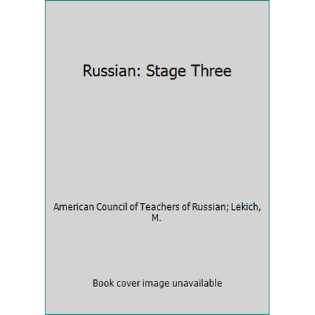 Russian: Stage three : focus on speaking [Paperback - Used]