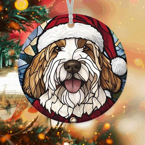 Russian Toy Dog Tree Ornaments, Russian Toy Dog for Christmas 2025, Russian Toy Dog Christmas Keepsake, Christmas Hanging Dcor McCFzo