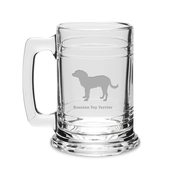 Russian Toy Terrier Deep Etched 15 oz Colonial Tankard
