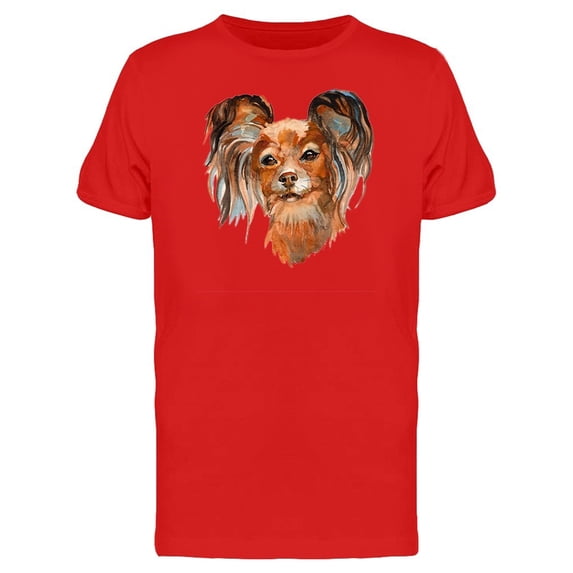 Russian Toy Terrier Head Draw Tee Men's -Image by Shutterstock