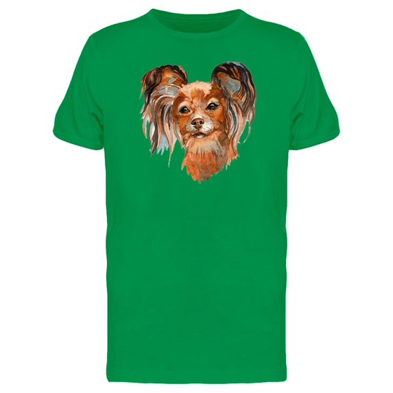 Russian Toy Terrier Head Draw Tee Men's -Image by Shutterstock