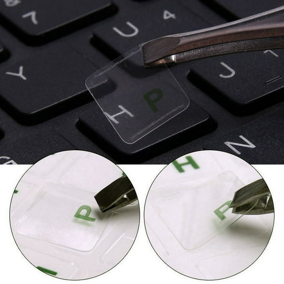 Russian Transparent Waterproof Stickers For PC Laptop Letter Keyboard HOT P8D7