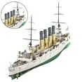 thumbnail image 1 of Russian Varyag Protective Cruiser Paper Model Kit Unassembled DIY Gift for Military Collectors, 1 of 8