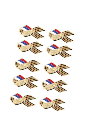 Russian Victories Day Commemorative Lapel Pin Secure Closure Brooch Versatile Wardrobe Staple Accessory