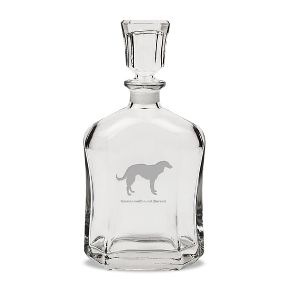 Russian Wolfhound (Borzol) 23.75 oz Classic Whiskey Decanter