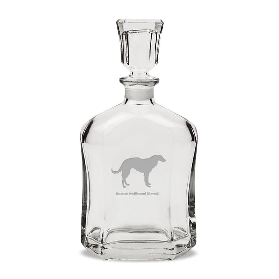 Russian Wolfhound (Borzol) 23.75 oz Classic Whiskey Decanter