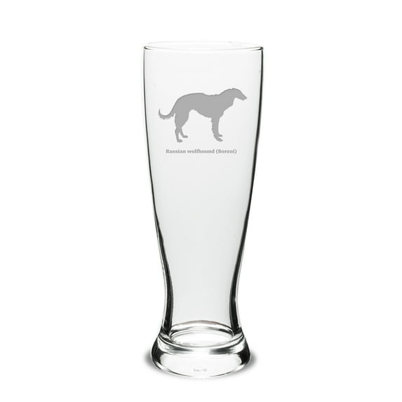 Russian Wolfhound Deep Etched 23 oz University Beer Pilsner