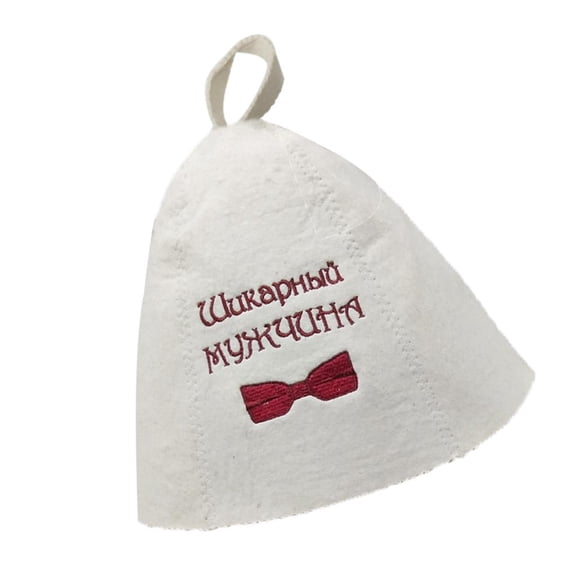 Russian Wool Sauna Hat Protector #9
