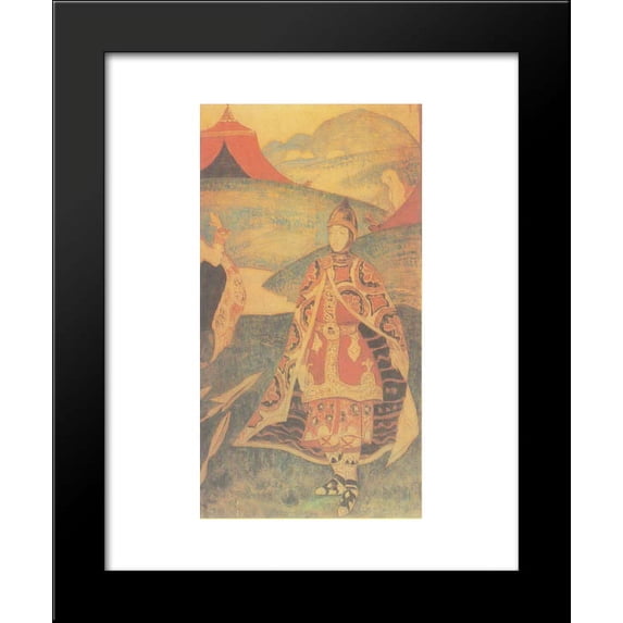 Russian warrior 20x24 Framed Art Print by Nicholas Roerich