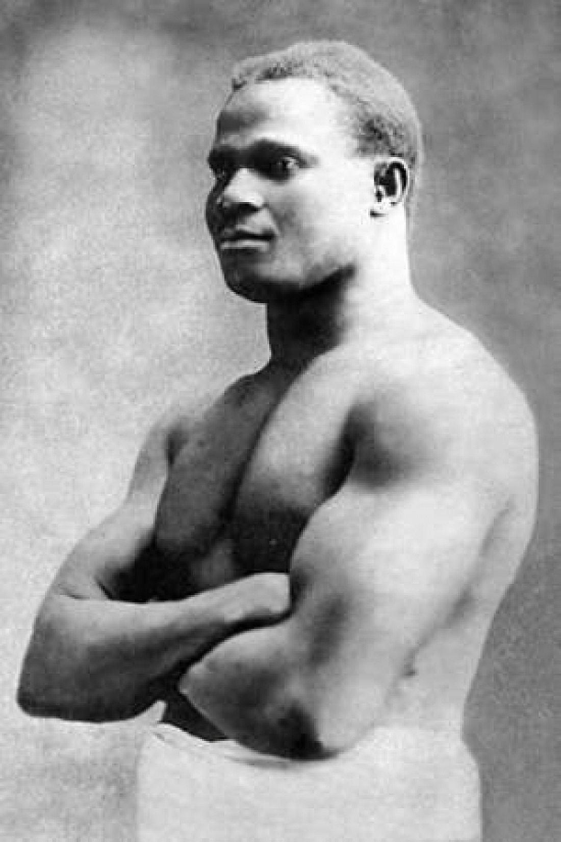 Russian with Arms Folded Canvas Art - Vintage Muscle Men (24 x 36)