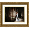 thumbnail image 1 of Russocka, Magdalena 18x15 Gold Ornate Wood Framed with Double Matting Museum Art Print Titled - Red Rose..., 1 of 4