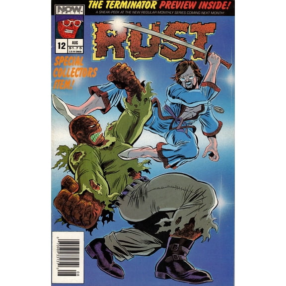 Rust #12 (Newsstand) VF ; Now Comic Book