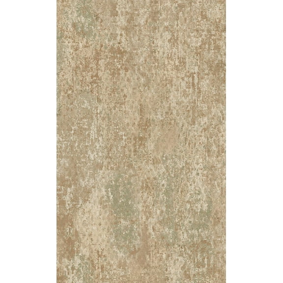 Rust Beige Scratched Concrete Textured Wallpaper