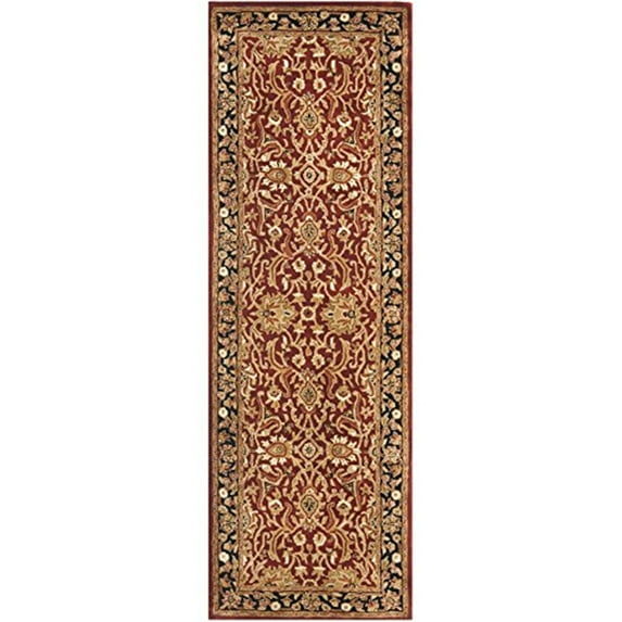 Traditional Rug - Persian Legend New Zealand Wool -Rust/Black-Color:Rust/Black,Design:Traditional,Shape:Accent,Size:4'L x 2' 3''W