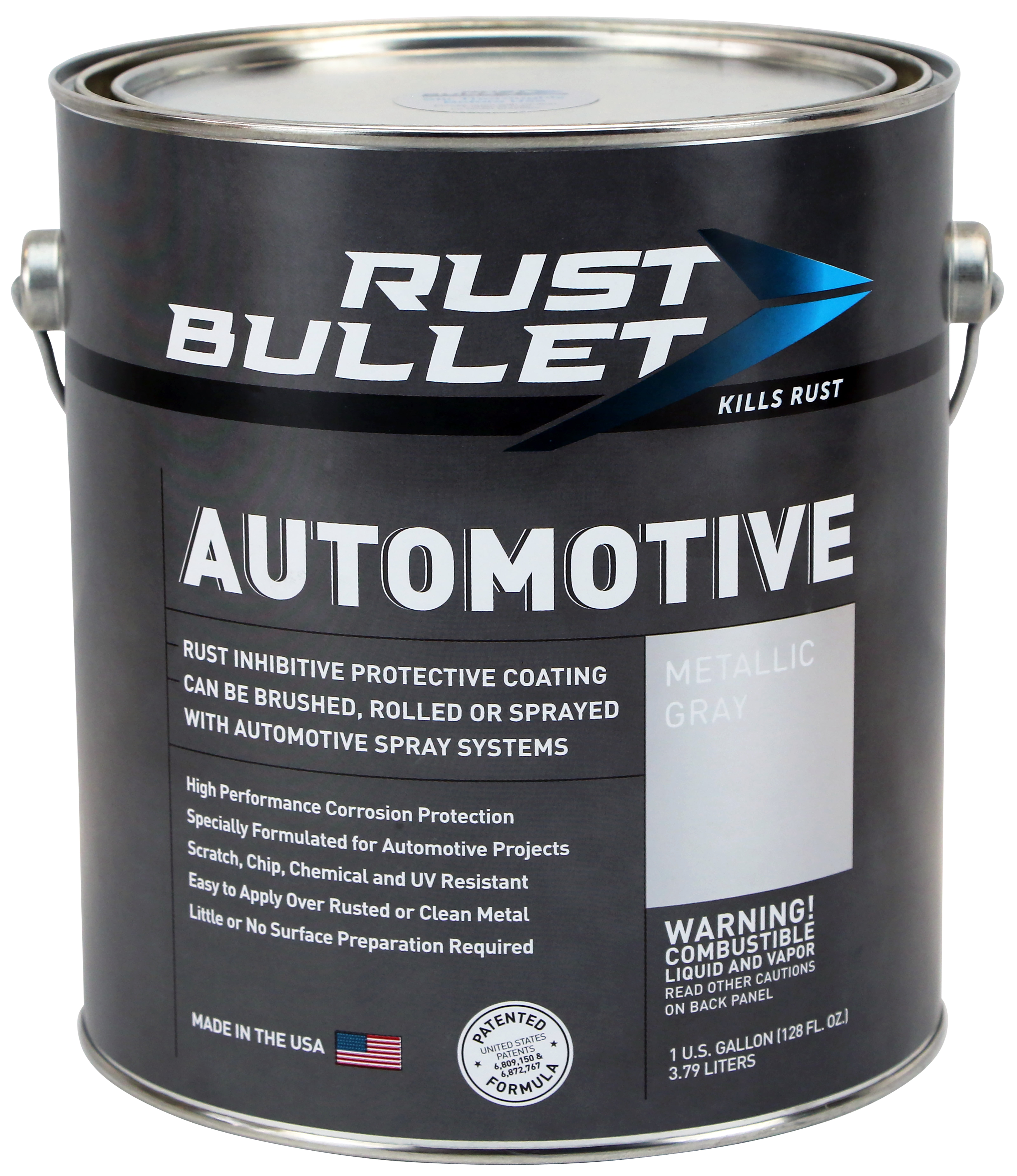 Rust Bullet Automotive Metallic Gray Gallon Rust Inhibitor