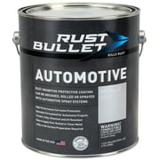 Rust Bullet Automotive - Metallic Gray - Gallon - Rust Inhibitor & Protective Coating for Cars, Trucks, & Metal Surfaces, UV Resistant, No Topcoat Needed