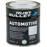 Rust Bullet Automotive - Metallic Gray - Pint - Rust Inhibitor & Protective Coating for Cars, Trucks, & Metal Surfaces, UV Resistant, No Topcoat Needed