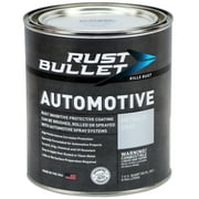 Rust Bullet Automotive - Metallic Gray - Quart - Rust Inhibitor & Protective Coating for Cars, Trucks, & Metal Surfaces, UV Resistant, No Topcoat Needed
