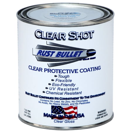 Rust Bullet Clear Shot Urethane Auto Body Paint, Gloss