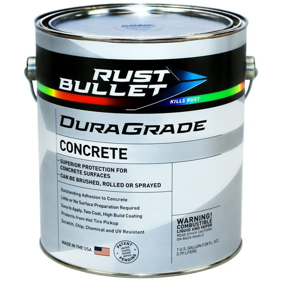 Rust Bullet - DuraGrade Concrete - High Performance Coating - Vibrant Colors - Gallon, Turquoise