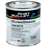 Rust Bullet - DuraGrade Concrete - High Performance Floor Coating - Vibrant Colors - 1 Quart, Jet Black