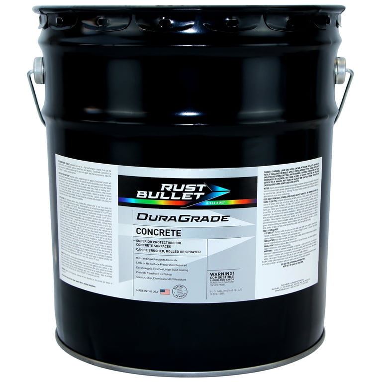 Rust Bullet DuraGrade Concrete High Performance Floor Coating Vibrant Colors 5 Gallons Beige Walmart