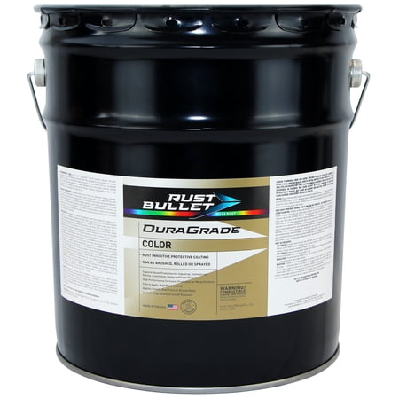 Rust Bullet - Duragrade Color - Protective Coating - Rust Inhibitor - 5 Gallon, White Gloss