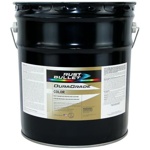 Rust Bullet - Duragrade Color - Protective Coating - Rust Inhibitor - 5 Gallon, Yellow