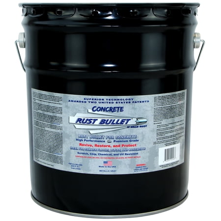 Rust Bullet - For Concrete Protective Floor Coating - 5 Gallon Pail