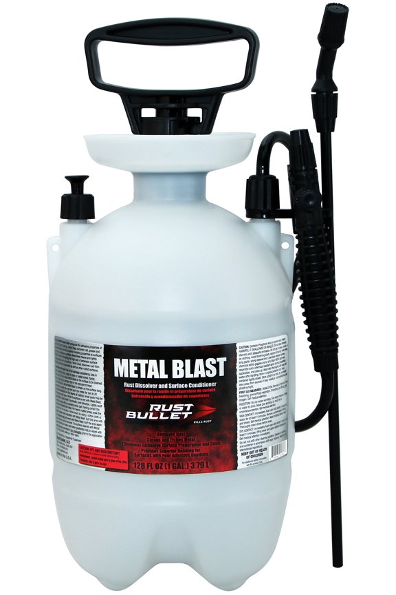 - Metal Blast Metal Cleaner Rust Dissolver and Rust Remover - Spray Gallon