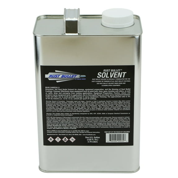 Rust Bullet - Specially Formulated for Easy Cleanup or Thinning of Rust Bullet Coatings - Gallon