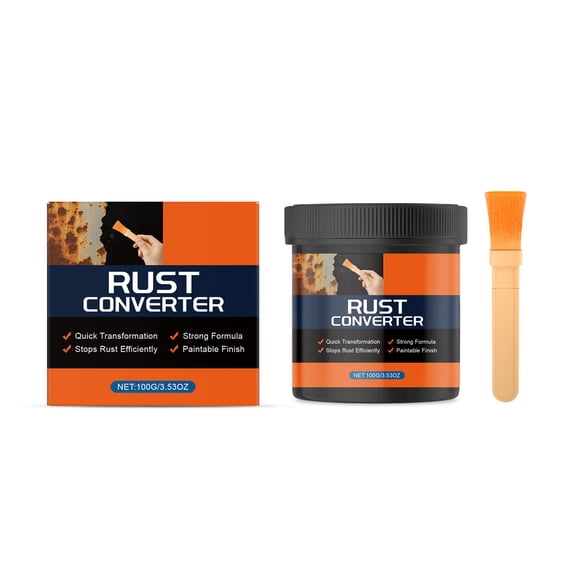 Rust Conversion Agent, Heavy-Duty Metal Rust Inhibitor Paint, Powerful Rust Prevention, Ideal for Automotive and Furniture Restoration, Perfect for DIY Enthusiasts and Homeowners